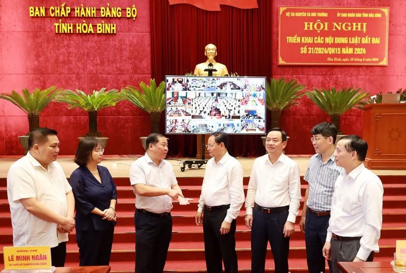 Hòa Bình: Tuyên truyền và đối thoại với người dân về việc thực hiện nghiêm túc Luật Đất đai năm 2024