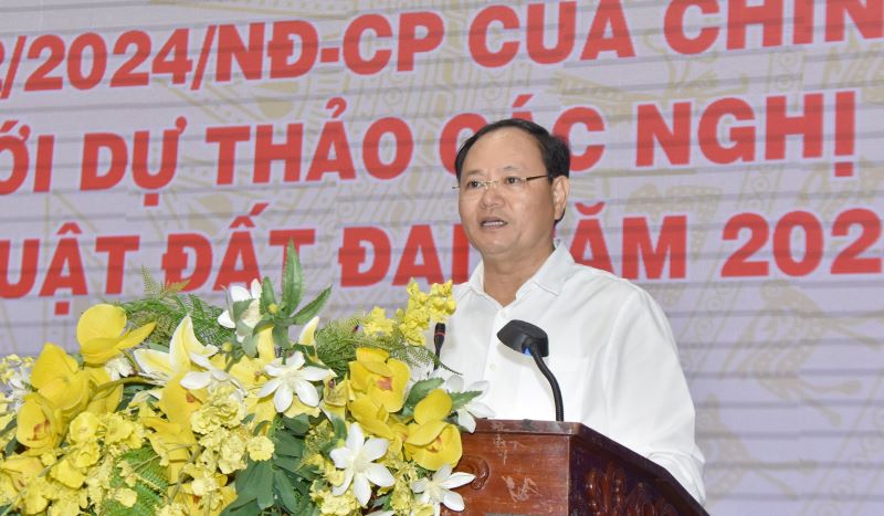 Bộ TN&MT tổ chức hội nghị triển khai Nghị định hướng dẫn thi hành Luật Đất đai năm 2024