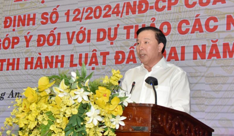 Bộ TN&MT tổ chức hội nghị triển khai Nghị định hướng dẫn thi hành Luật Đất đai năm 2024