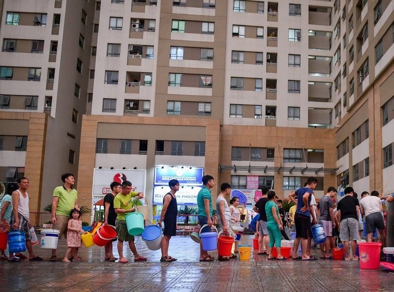 Hà Nội: Vẫn tiếp diễn tình cảnh thiếu nước sạch