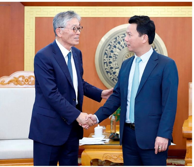 Bộ trưởng Đặng Quốc Khánh tiếp và làm việc với các đối tác quốc tế hợp tác về tài nguyên môi trường, thích ứng với biến đổi khí hậu và chuyển đổi năng lượng