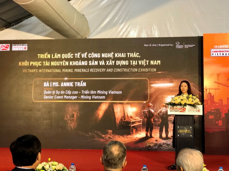 Khai mạc Triển lãm Quốc tế lần thứ 6 về Công nghiệp Khai thác, Khôi phục Tài nguyên Khoáng sản và Xây dựng Việt Nam