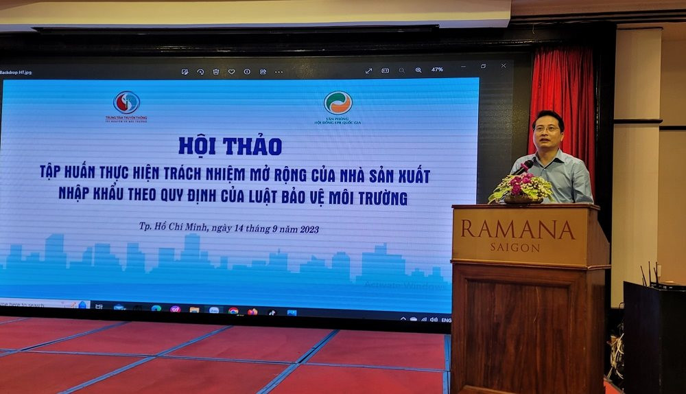Bộ TN&MT tiếp tục tập huấn quy định trách nhiệm mở rộng của nhà sản xuất, nhập khẩu