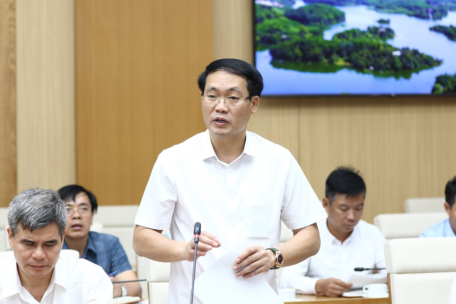 Bộ trưởng Đặng Quốc Khánh làm việc với Lãnh đạo tỉnh Phú Thọ về công tác quản lý tài nguyên và môi trường