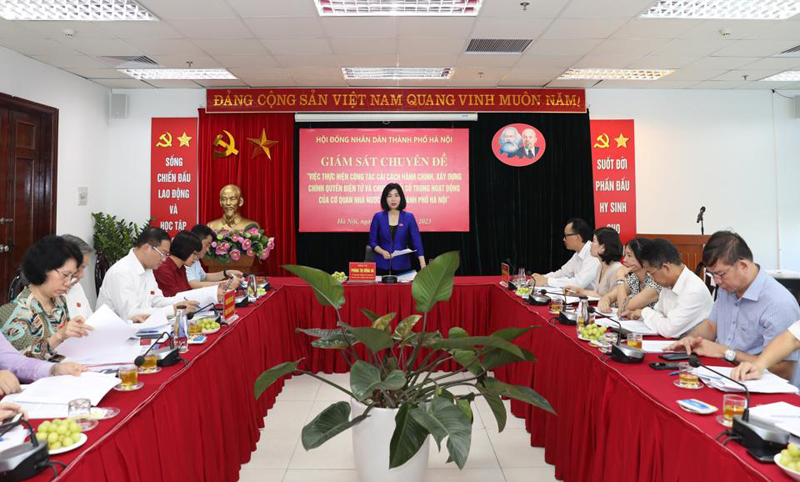 Hà Nội: Giám sát việc thực hiện cải cách hành chính tại Sở Tài nguyên và Môi trường