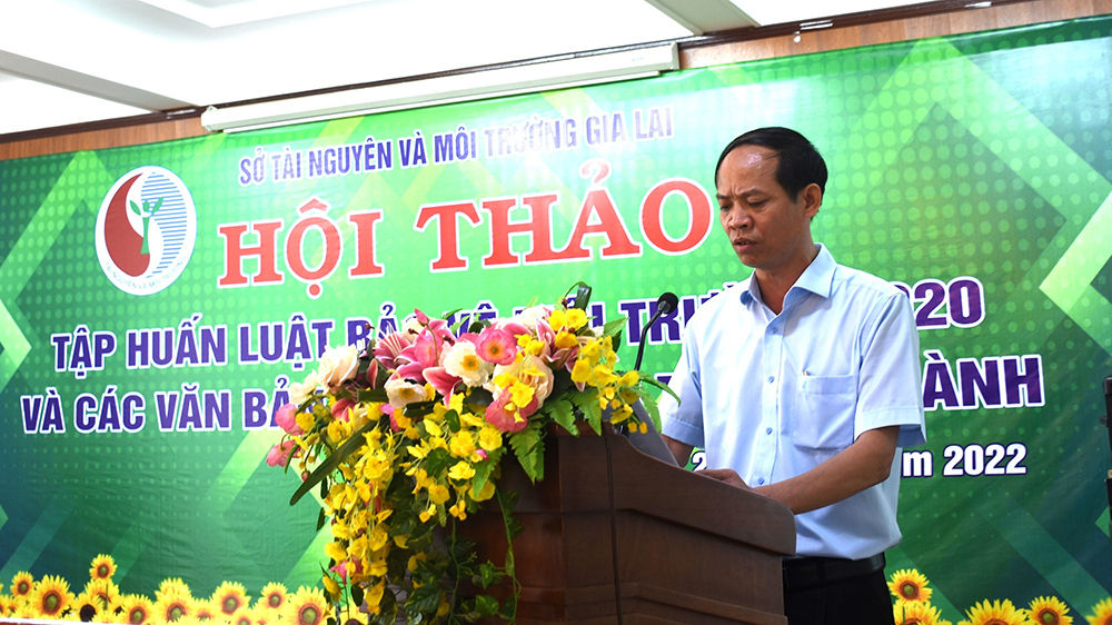 Gia Lai: Tổ chức tập huấn Luật Bảo vệ môi trường năm 2020