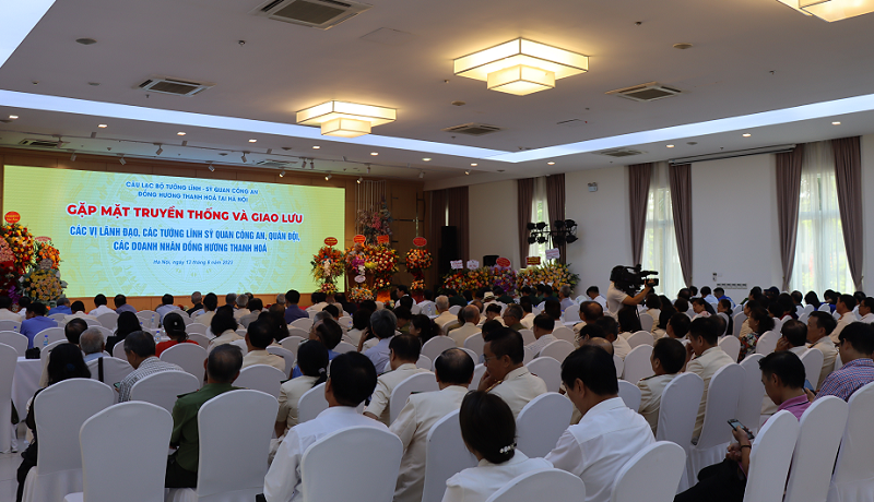 Câu lạc bộ Tướng lĩnh, sĩ quan Công an Thanh Hóa tại Hà Nội gặp mặt truyền thống