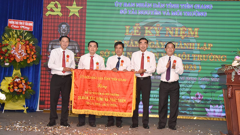 Sở TN&MT Tiền Giang kỷ niệm 20 năm ngày thành lập