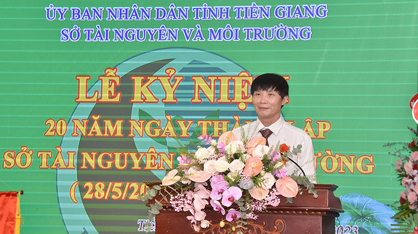Sở TN&MT Tiền Giang kỷ niệm 20 năm ngày thành lập