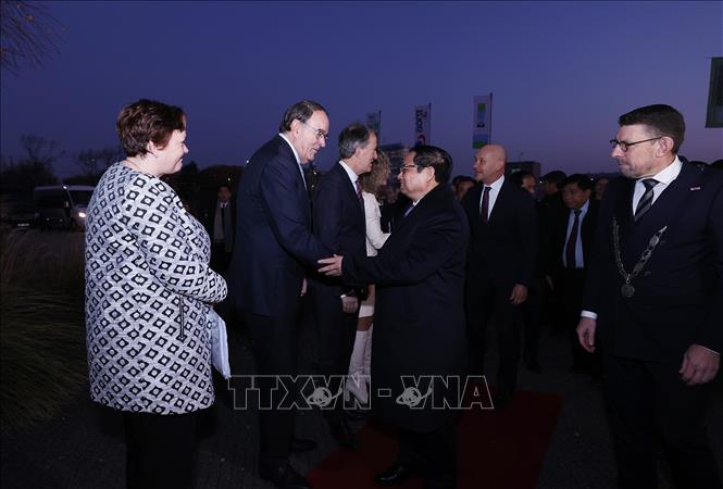 Thủ tướng Chính phủ Phạm Minh Chính thăm mô hình trồng trọt liên kết '3 nhà' ở Hà Lan