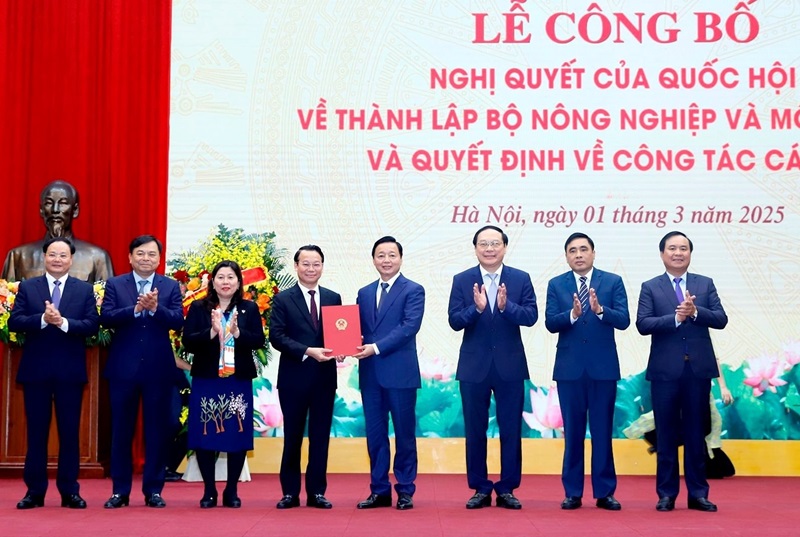Phó Thủ tướng Trần Hồng Hà: Bộ Nông nghiệp và Môi trường dẫn dắt sự phát triển kinh tế và hạnh phúc của nhân dân