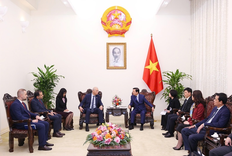 Phó Thủ tướng Trần Hồng Hà tiếp Tổng thầu thi công ‘trái tim’ sân bay Long Thành