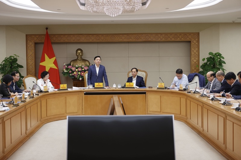 Phó Thủ tướng Trần Hồng Hà và Phó Thủ tướng Bùi Thanh Sơn làm việc về sắp xếp tổ chức, bộ máy 2 viện hàn lâm khoa học