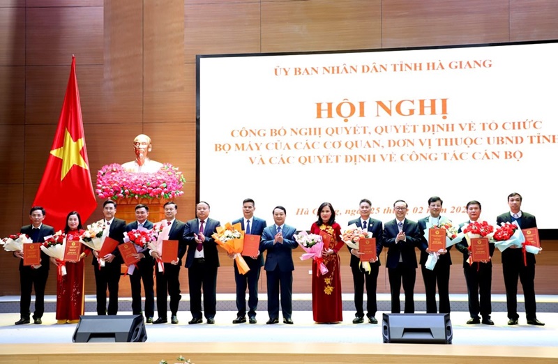 Hà Giang bổ nhiệm ông Hoàng Nhị Sơn làm Giám đốc Sở Nông nghiệp và Môi trường