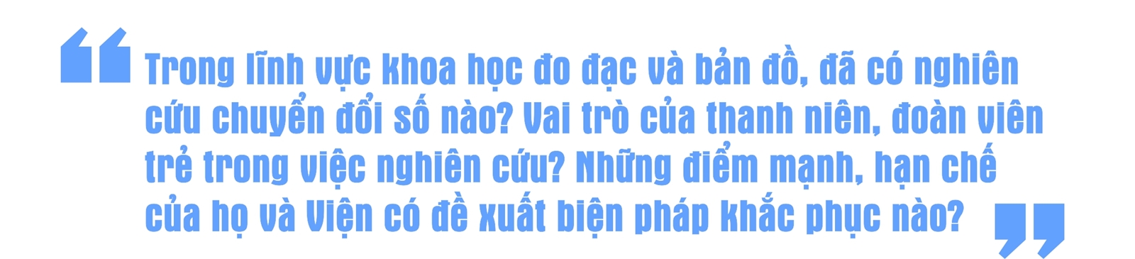 Vai trò của các Nhà khoa học trẻ trong chuyển đổi số và công nghệ số lĩnh vực tài nguyên và môi trường phục vụ phát triển bền vững