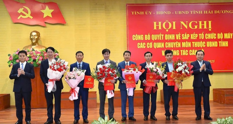 Ông Bùi Văn Thăng, Giám đốc Sở NN&PTNT được bổ nhiệm làm Giám đốc Sở Nông nghiệp và Môi trường Hải Dương