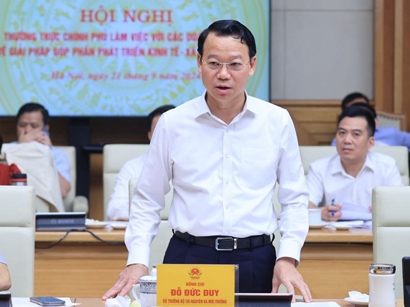 Bộ trưởng Đỗ Đức Duy: Cắt giảm 11% TTHC về môi trường, chuyển 56% TTHC về địa phương