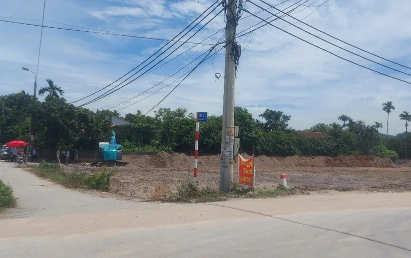 Phiên đấu giá đất ở Mỹ Đức (Hà Nội) có giá trúng cao hơn 6 lần giá khởi điểm