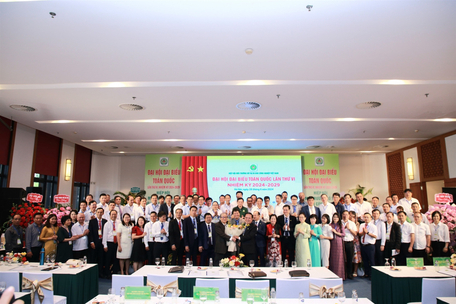 Hiệp hội Môi trường đô thị và Khu công nghiệp Việt Nam tổ chức thành công Đại hội lần thứ VI