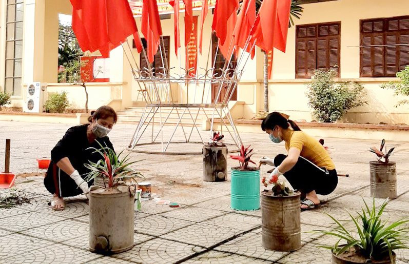 Phụ nữ Hoài Đức chung tay bảo vệ môi trường