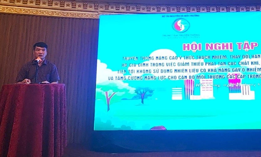 Tập huấn truyền thông nâng cao ý thức trách nhiệm giảm thiểu ô nhiễm không khí