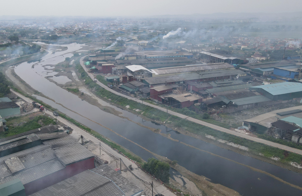 Kiên quyết đình chỉ hoạt động các cơ sở vi phạm bảo vệ môi trường làng nghề tại Phong Khê, Bắc Ninh