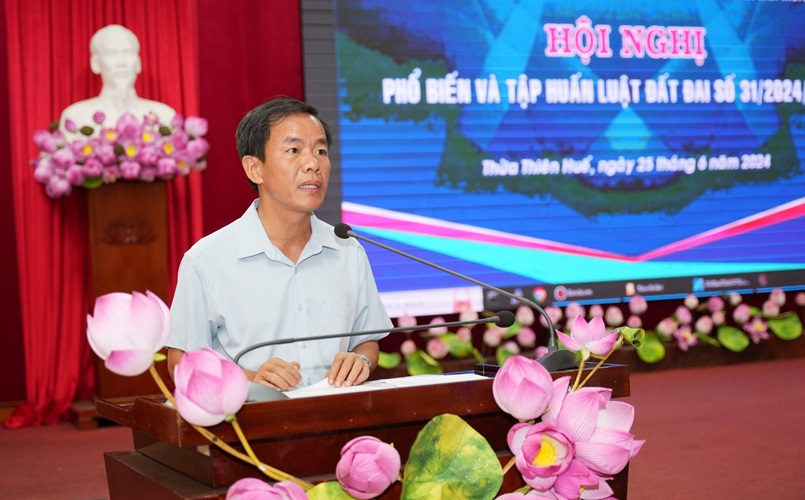 Bộ TN&MT phổ biến Luật Đất đai 2024 tại tỉnh Thừa Thiên - Huế