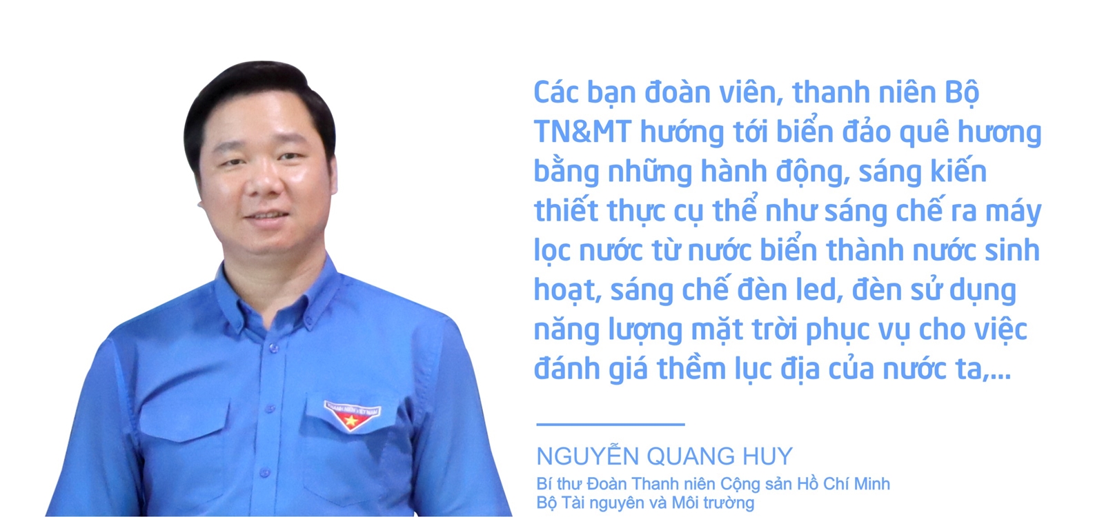 Vai trò của các Nhà khoa học trẻ trong chuyển đổi số và công nghệ số lĩnh vực tài nguyên và môi trường phục vụ phát triển bền vững