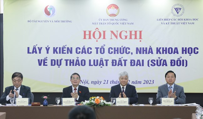 Gần 1,4 triệu lượt góp ý kiến vào nội dung Dự thảo Luật Đất đai (sửa đổi)