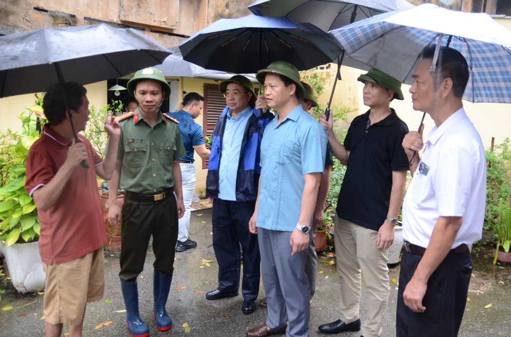 Chủ tịch UBND tỉnh Bắc Ninh kiểm tra, chỉ đạo công tác ứng phó bão số 3