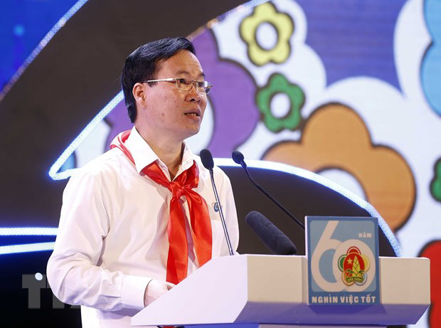 Chủ tịch nước dự Lễ kỷ niệm 60 năm phong trào thi đua 'Nghìn việc tốt'