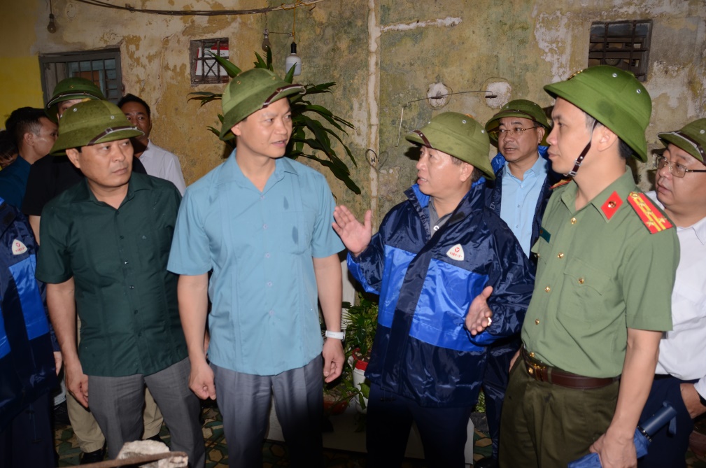 Chủ tịch UBND tỉnh Bắc Ninh kiểm tra, chỉ đạo công tác ứng phó bão số 3