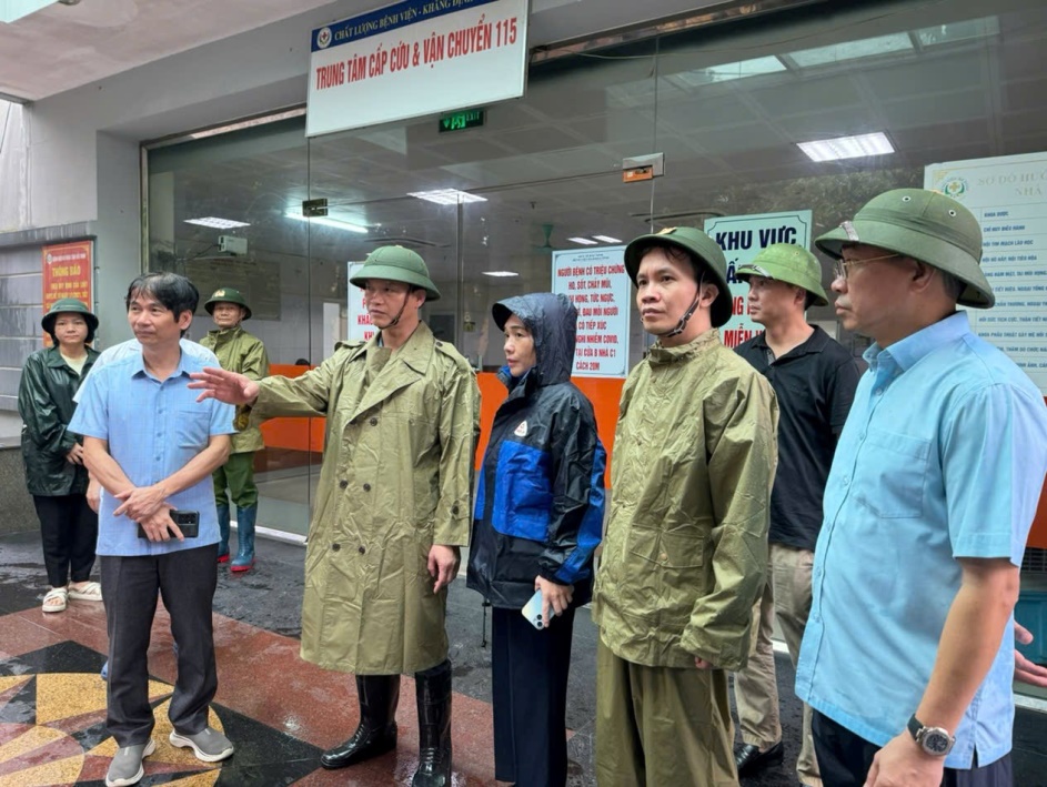 Chủ tịch UBND tỉnh Bắc Ninh kiểm tra, chỉ đạo công tác ứng phó bão số 3