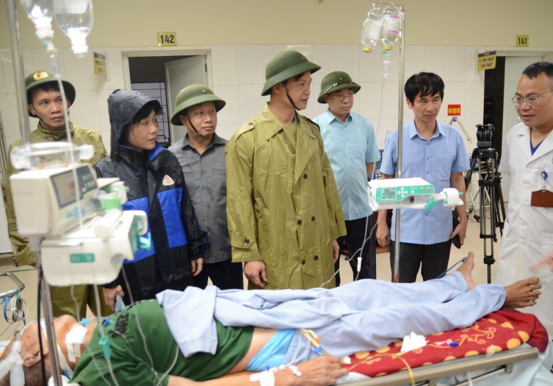 Chủ tịch UBND tỉnh Bắc Ninh kiểm tra, chỉ đạo công tác ứng phó bão số 3