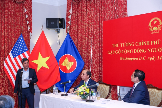 Thủ tướng Phạm Minh Chính gặp mặt cộng đồng người Việt Nam ở Bờ Đông Hoa Kỳ
