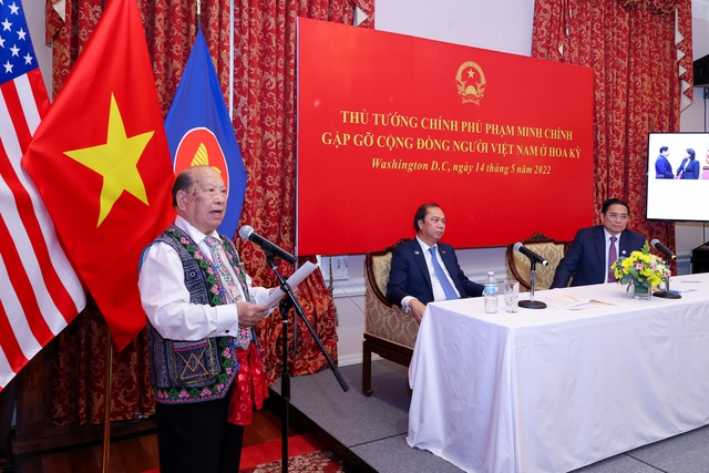Thủ tướng Phạm Minh Chính gặp mặt cộng đồng người Việt Nam ở Bờ Đông Hoa Kỳ