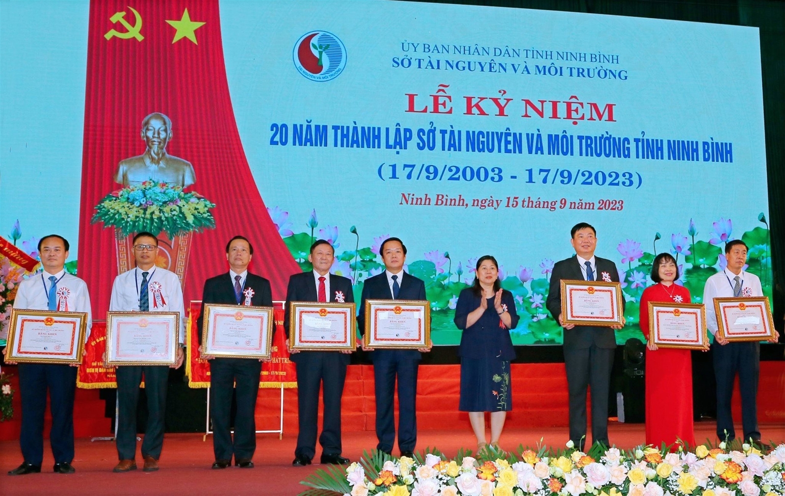 Kỷ niệm 20 năm thành lập Sở Tài nguyên và Môi trường Ninh Bình