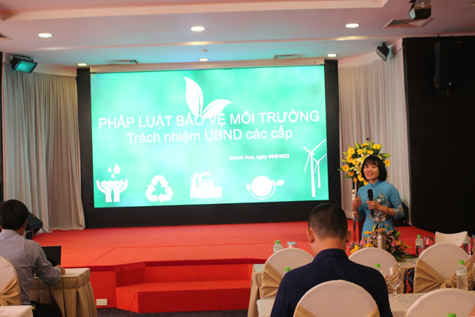 Tổ chức tập huấn Luật bảo vệ môi trường năm 2020