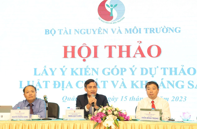 Dự thảo Luật Địa chất và Khoáng sản bổ sung nhiều quy định mới, tạo hành lang pháp lý đồng bộ, thống nhất, bảo đảm minh bạch trong quản lý