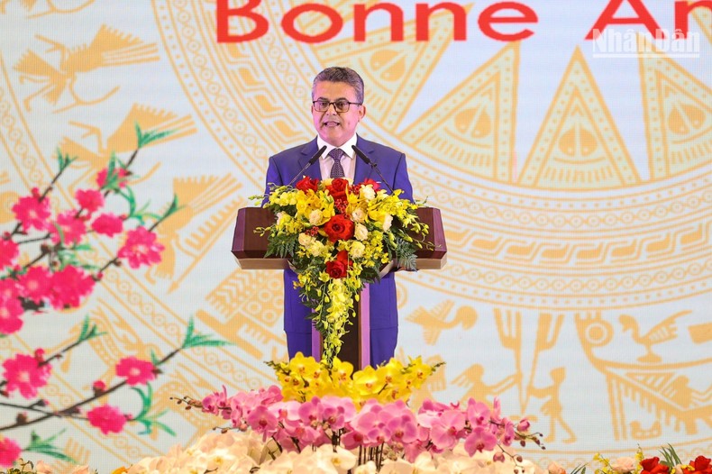 Thủ tướng Phạm Minh Chính và Phu nhân chủ trì chiêu đãi Đoàn Ngoại giao nhân dịp Tết cổ truyền