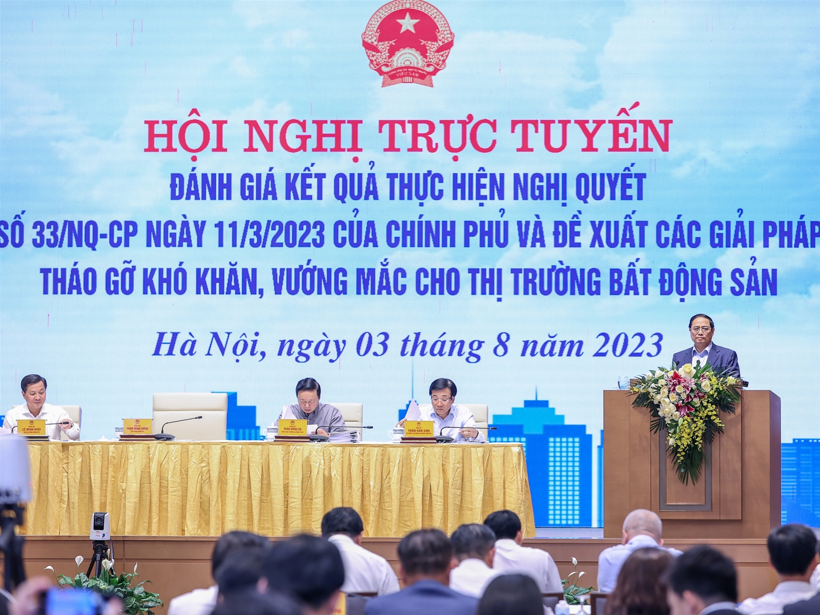 Tiếp tục chung tay tháo gỡ vướng mắc, thúc đẩy thị trường bất động sản phát triển an toàn, lành mạnh, hiệu quả, bền vững