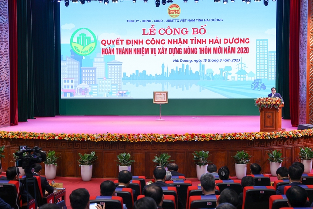 Tỉnh thứ 5 hoàn thành xây dựng nông thôn mới: Đẩy mạnh công nghiệp hóa, hiện đại hóa nông thôn