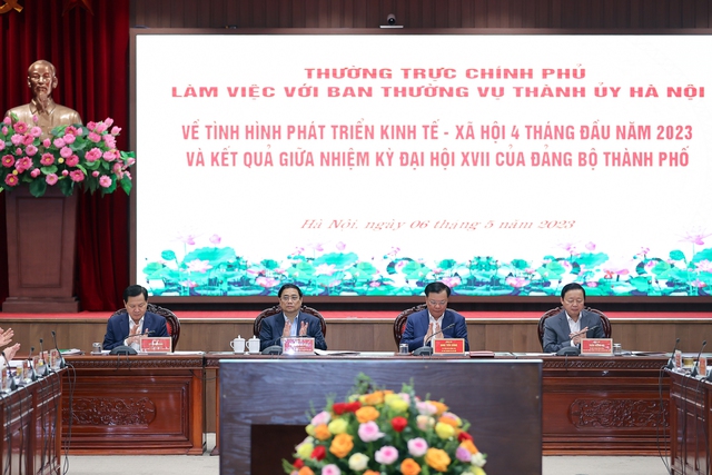 Thủ tướng: Đưa Thủ đô phát triển toàn diện, nhanh, bền vững, văn hiến, là hình mẫu phát triển cho cả nước