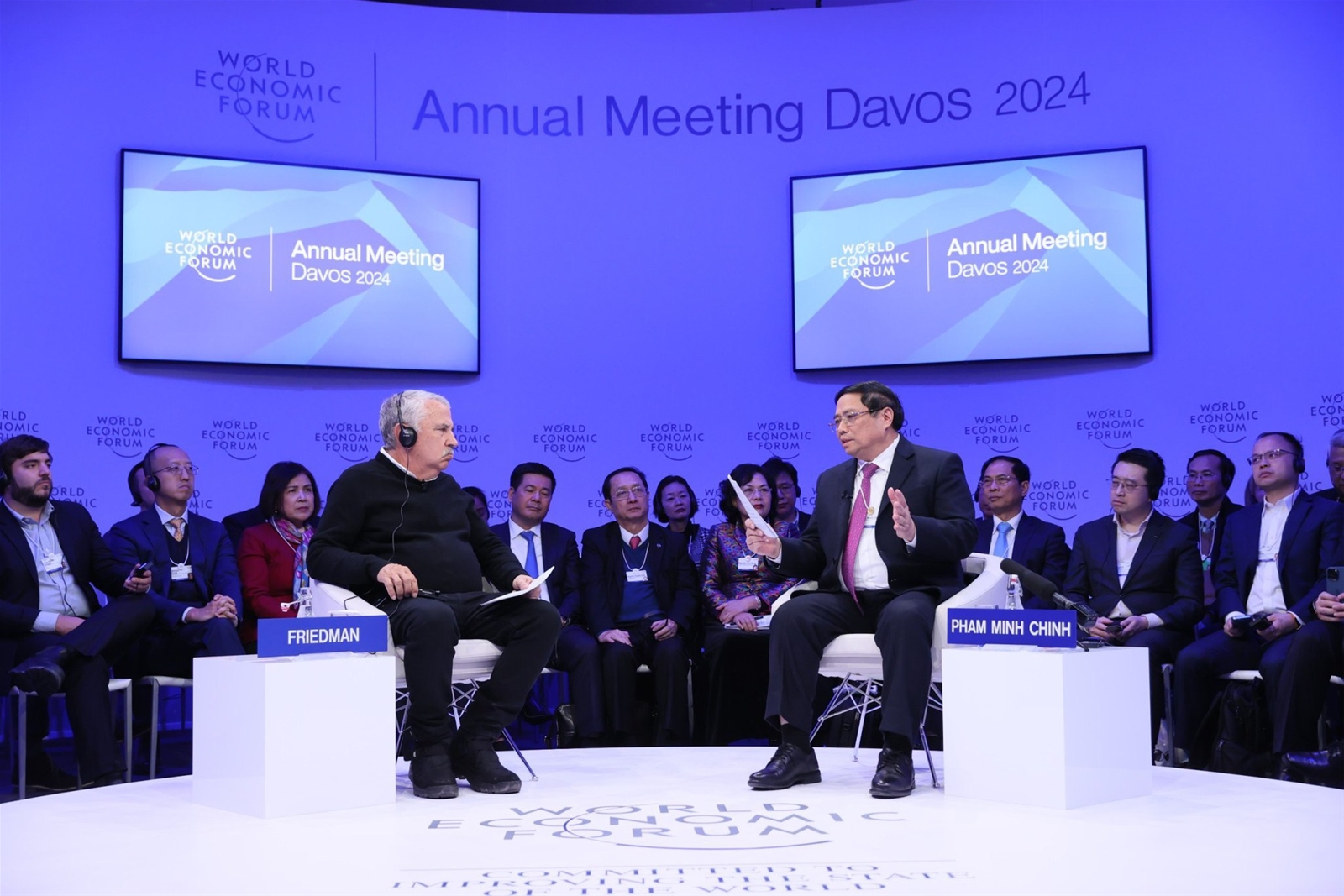 'Việt Nam: Định hướng tầm nhìn toàn cầu' - phiên đối thoại điểm nhấn tại WEF Davos