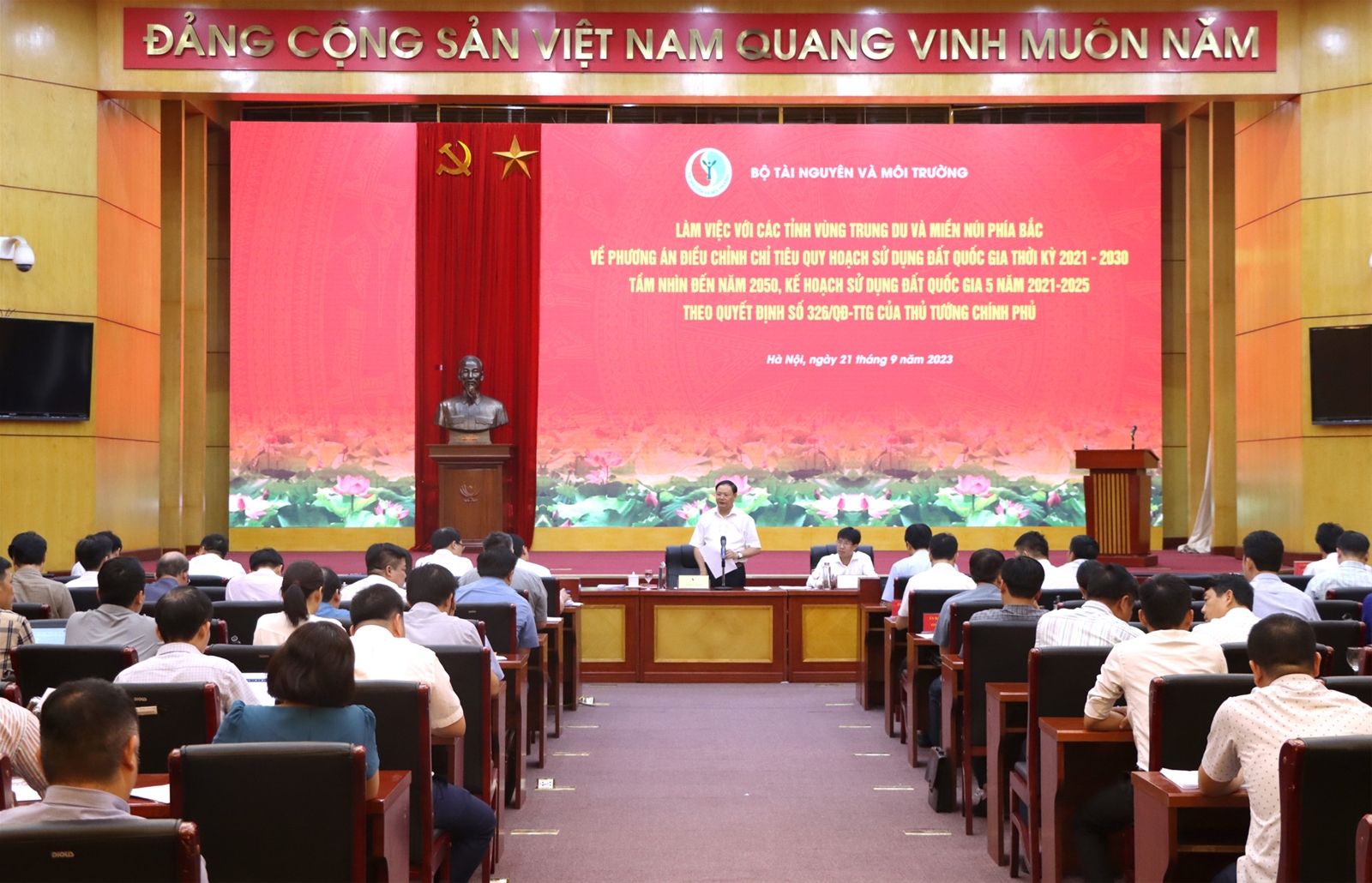 Bộ TN&MT làm việc với các tỉnh khu vực Trung du và Miền núi phía Bắc về điều chỉnh chỉ tiêu quy hoạch sử dụng đất