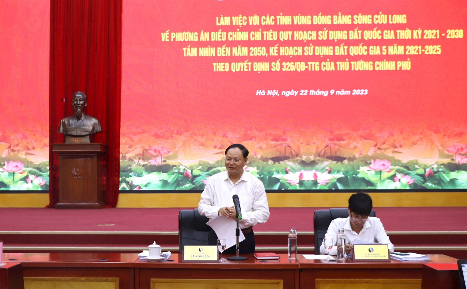 Bộ TN&MT làm việc với các tỉnh Vùng ĐBSCL về điều chỉnh chỉ tiêu quy hoạch sử dụng đất