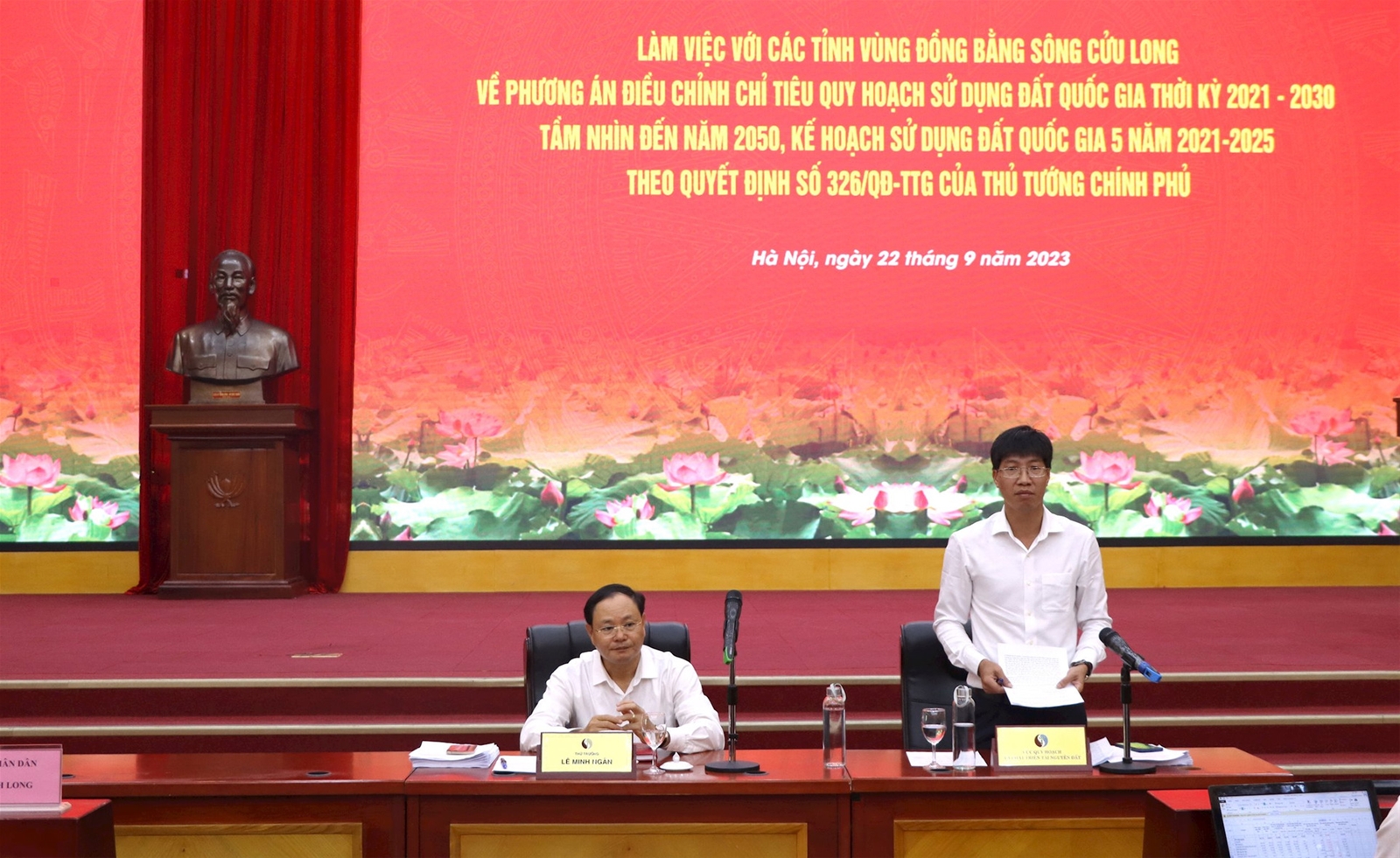 Bộ TN&MT làm việc với các tỉnh Vùng ĐBSCL về điều chỉnh chỉ tiêu quy hoạch sử dụng đất
