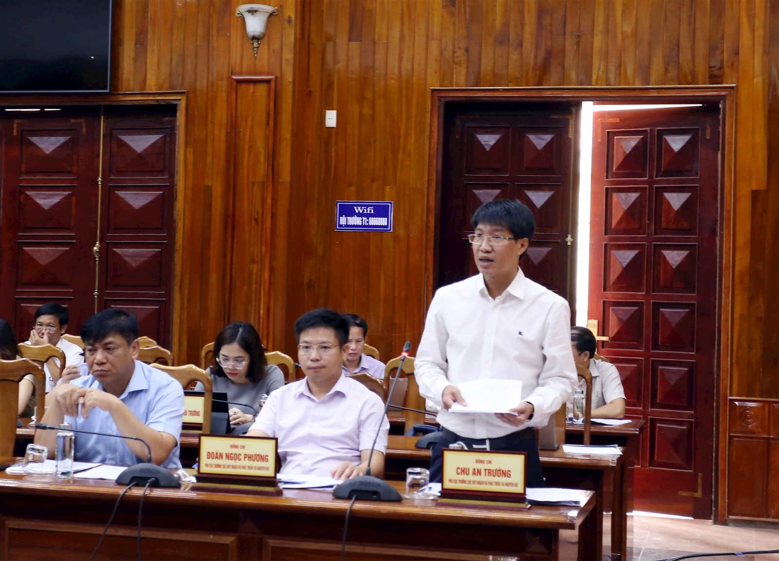 Bộ Tài nguyên và Môi trường làm việc với địa phương về chỉ tiêu sử dụng đất quốc gia