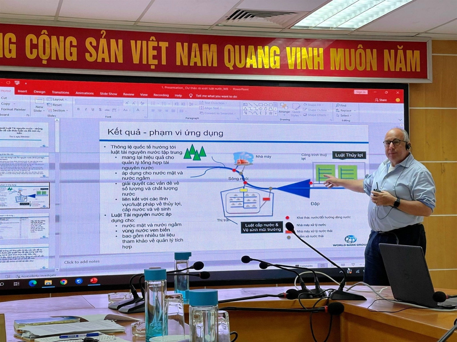 Tham vấn chuyên gia luật quốc tế về xây dựng Luật Tài nguyên nước (sửa đổi)