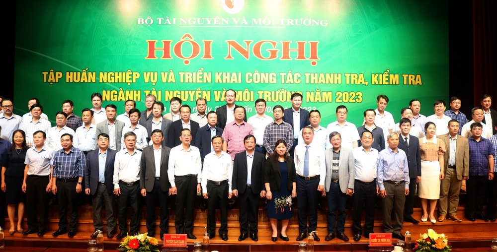 Tập huấn nghiệp vụ và triển khai công tác thanh tra, kiểm tra ngành TN&MT năm 2023